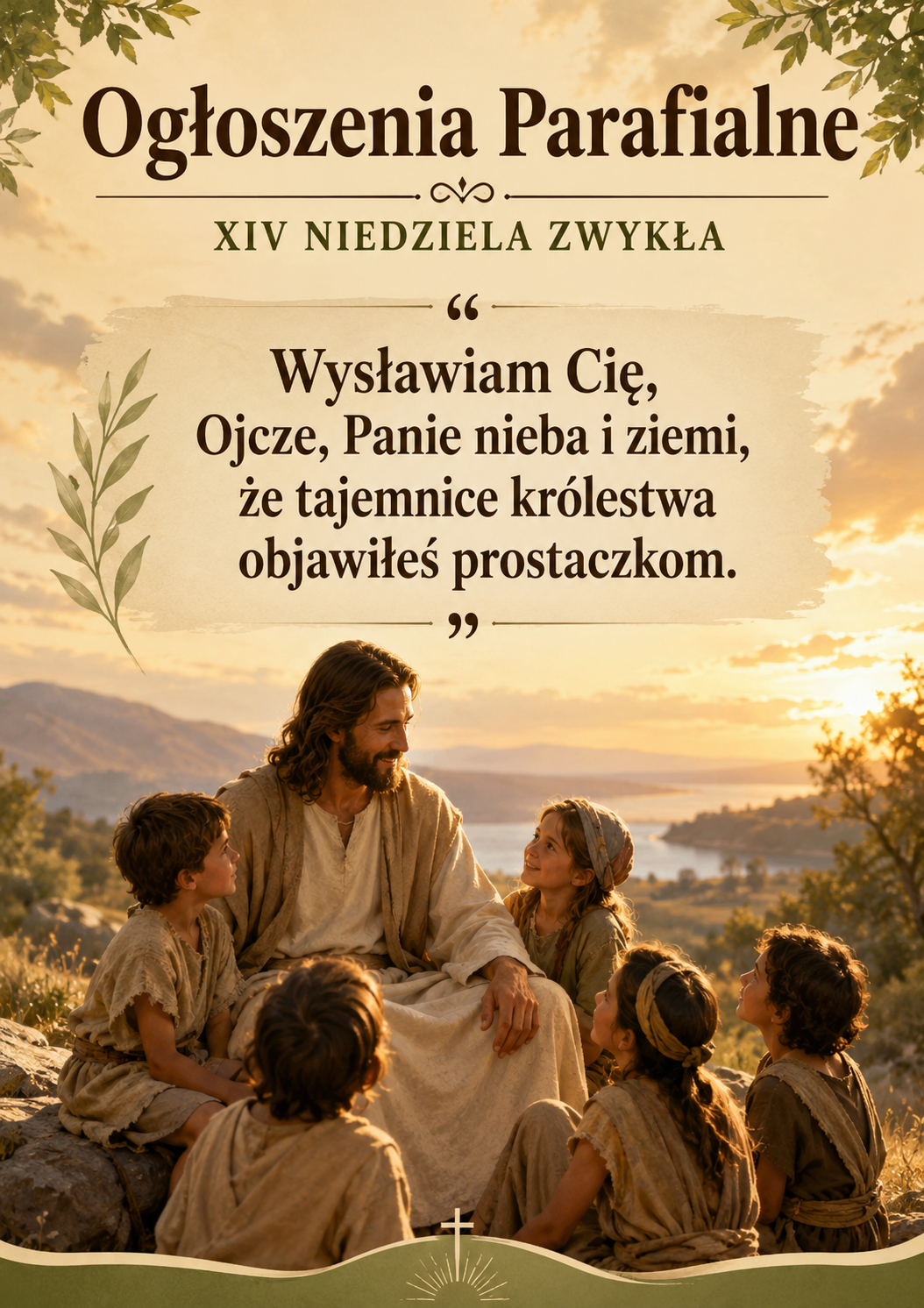 XIV NIEDZIELA ZWYKŁA – 5.VII.2026  